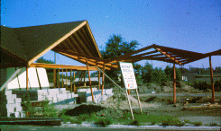 BLUE TOP drive-in under construction summer of 1964